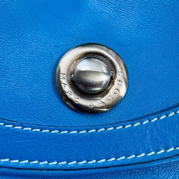 Marc Jacobs Blue Leather Shoulder Bag - Picture 4 of 10
